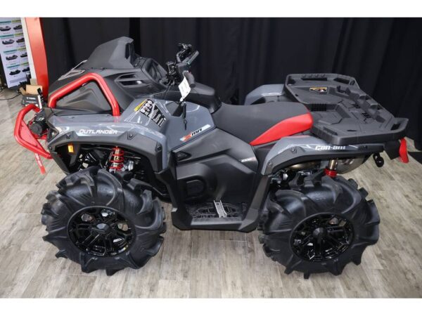 2025 Can-Am Outlander X mr 1000R Granite Grey & Legion Red - Image 5